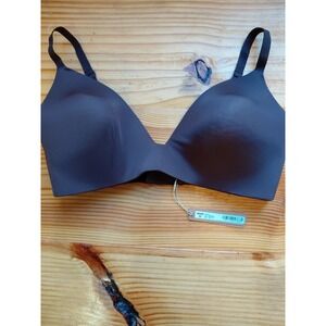 New SKIMS Wireless Form Lightly Lined‎ Bra Brown 38D